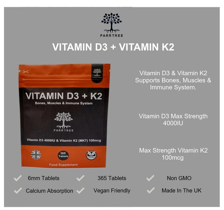 Vitamin D3 & Vitamin K2 (MK7)