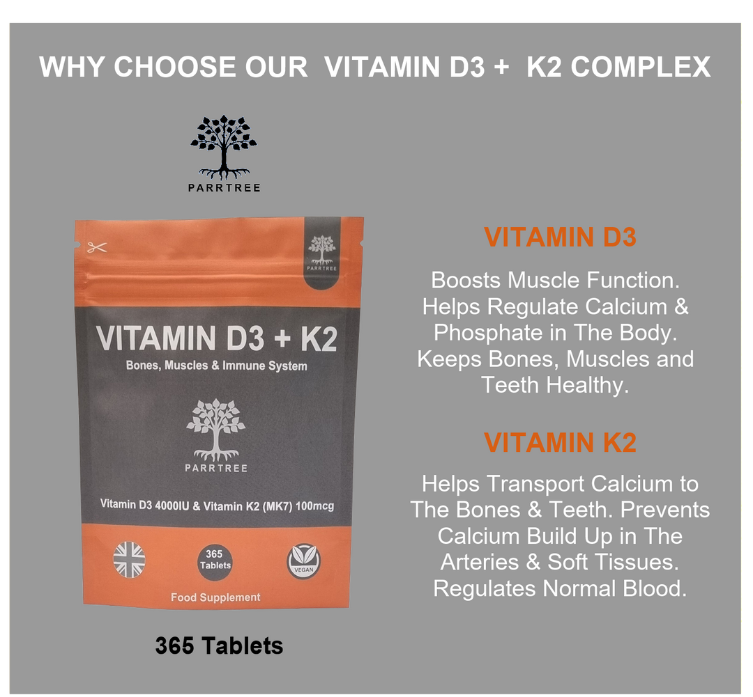 Vitamin D3 & Vitamin K2 (MK7)